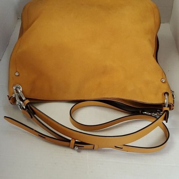 Rebecca Minkoff JODY CONVERTABLE Suede Hobo Crossbody Shoulder Tote WOMEN'S - Picture 9 of 16